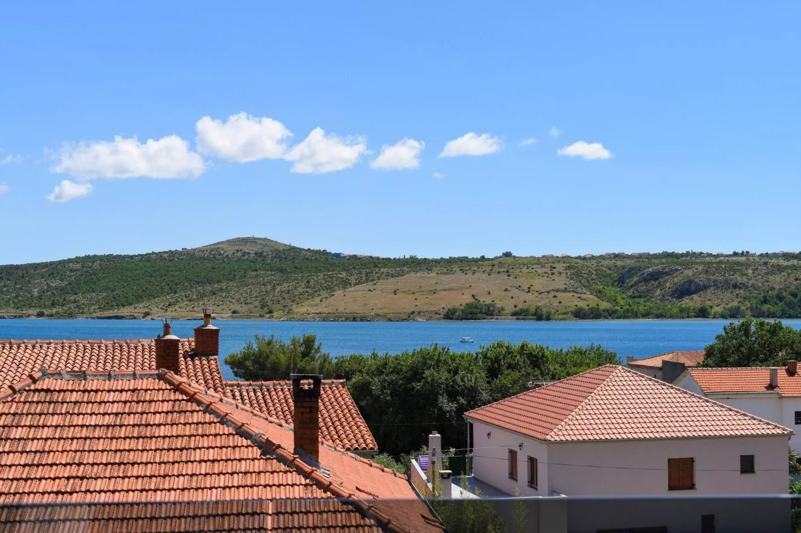 Sea view Villa Possedaria-View in summer