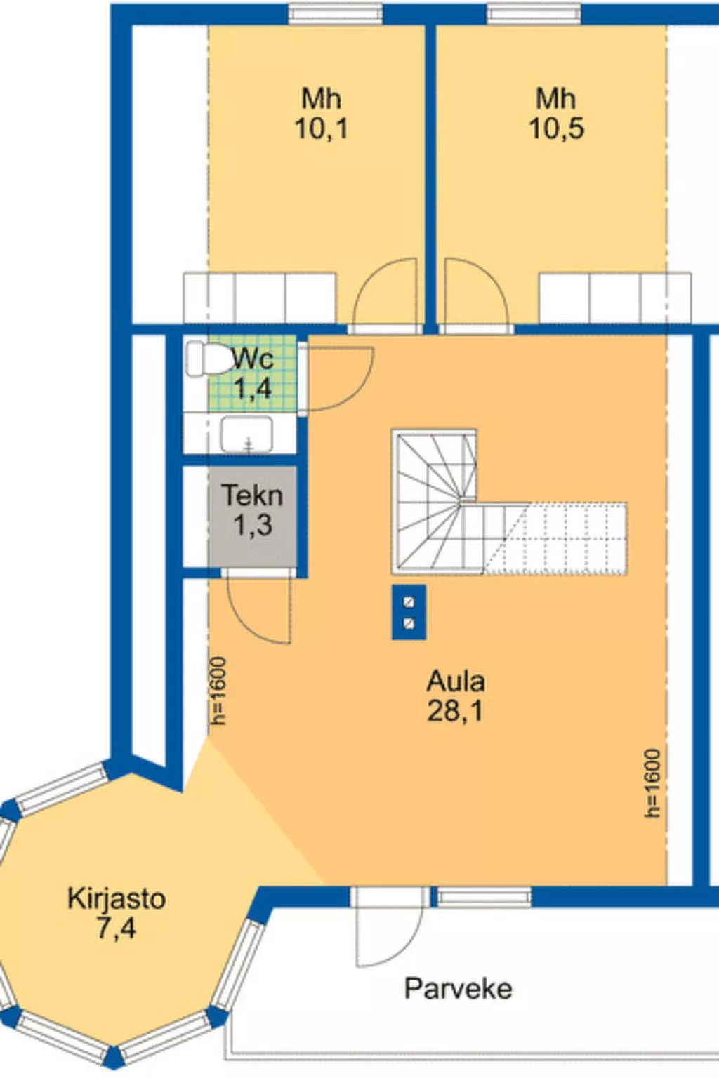 Villa merituuli-Dedans