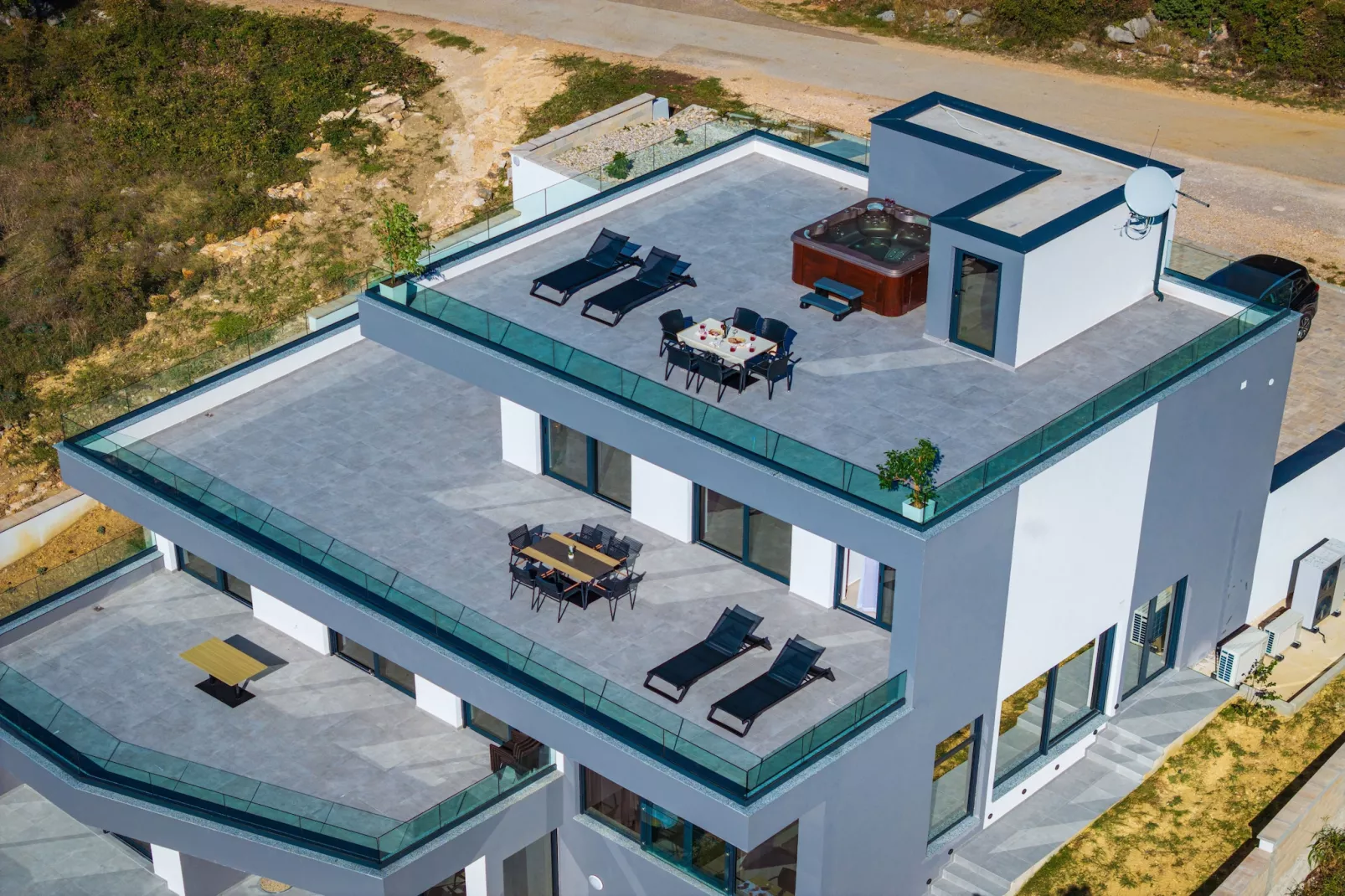 Sea view Villa Senti-équipements