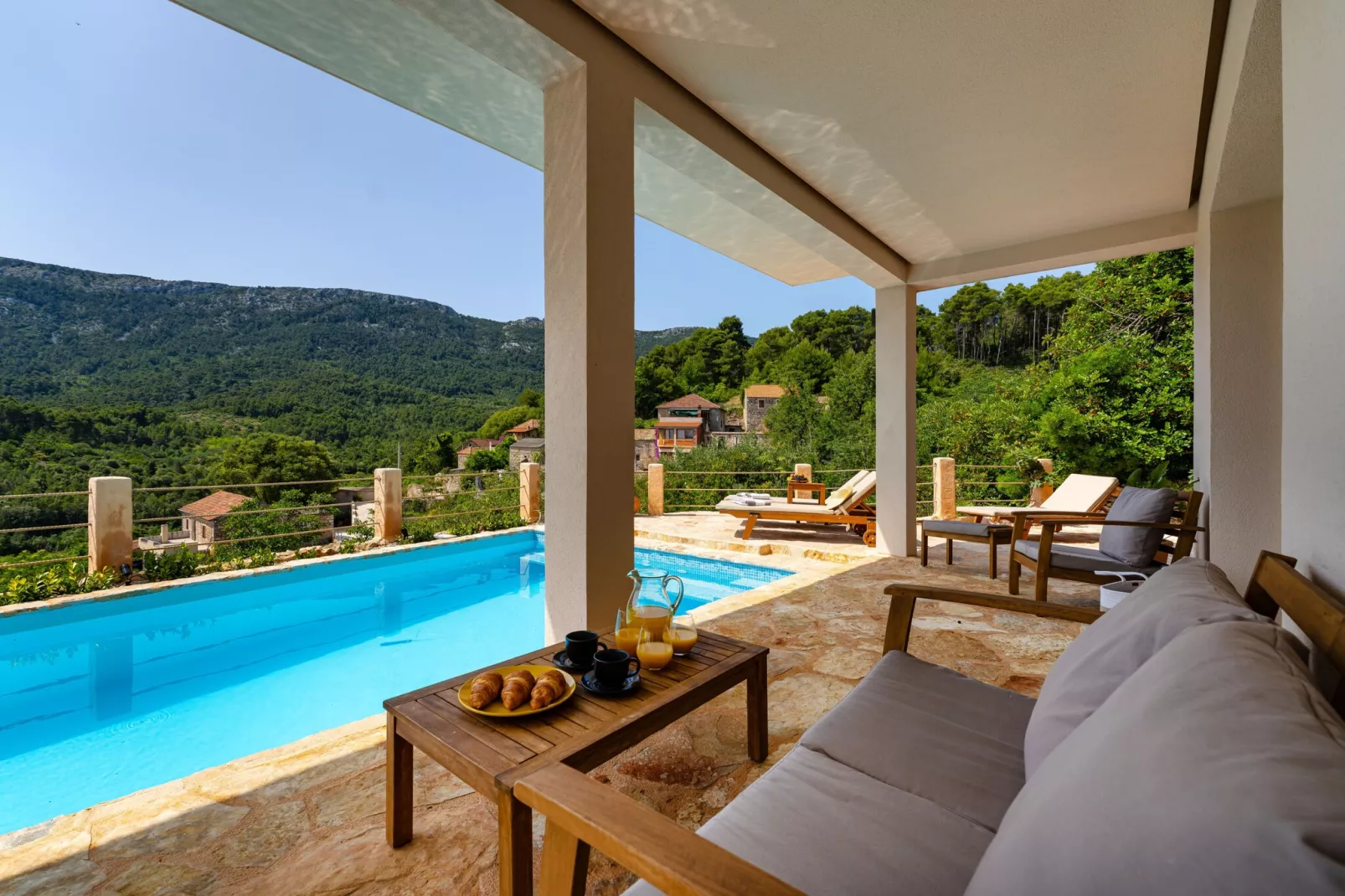Sea view Villa Amaria-Terrace balcony