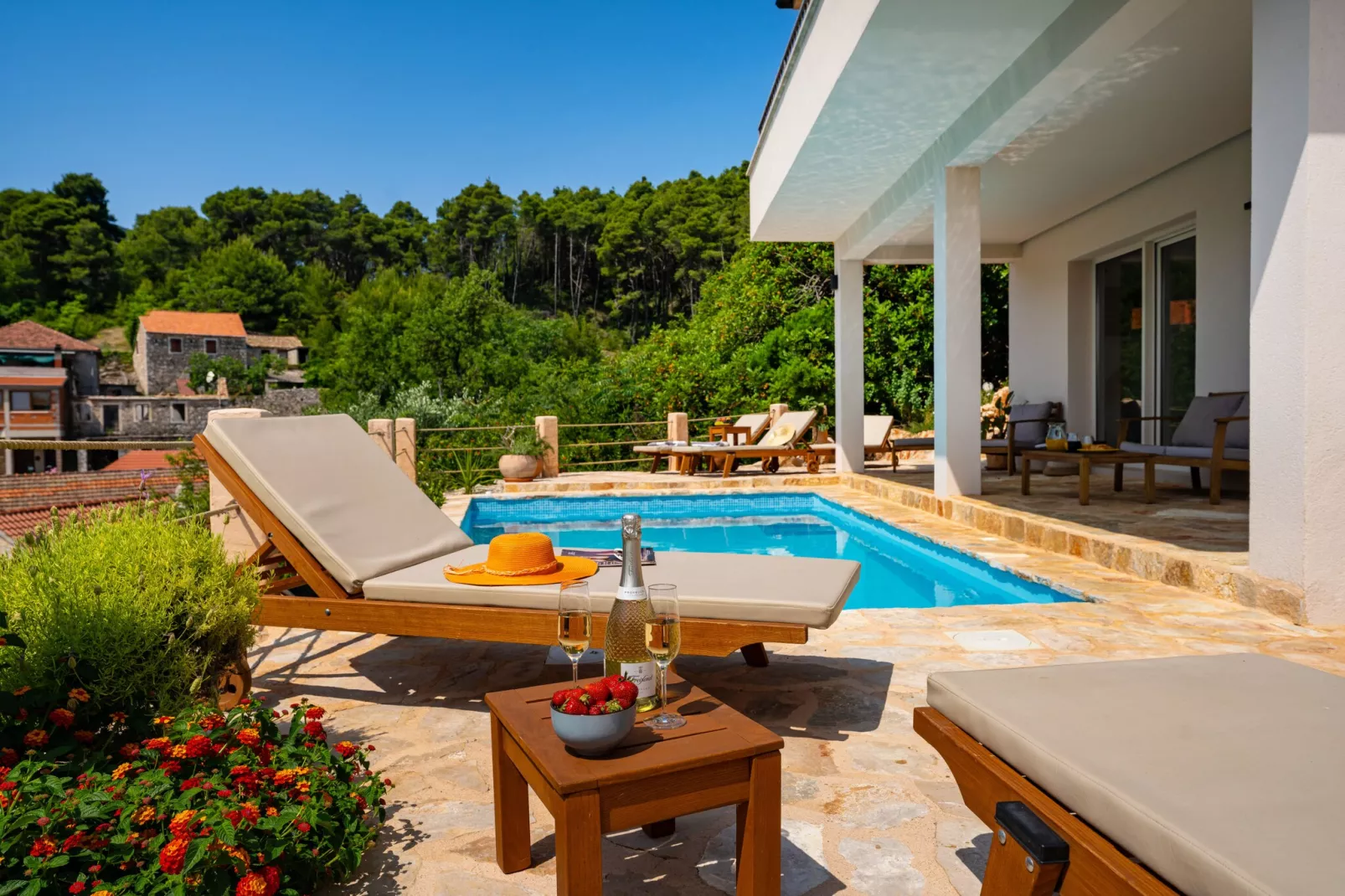 Sea view Villa Amaria-Terrace balcony