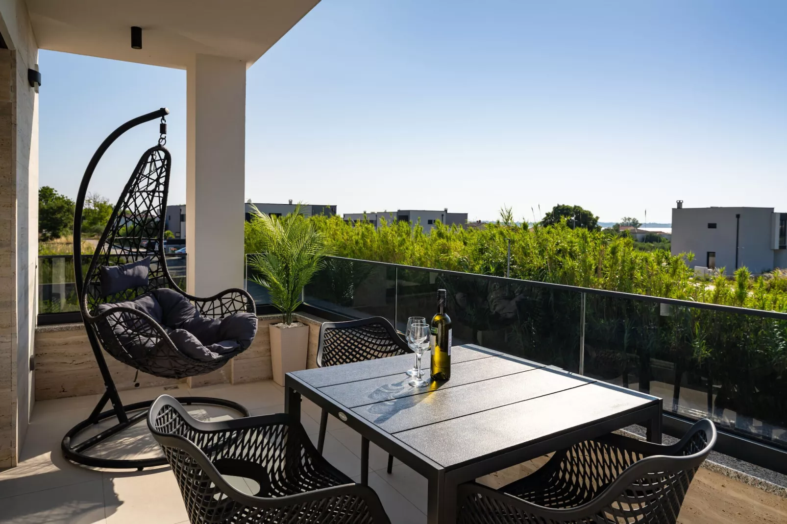 Sea view apartment LaMag-Terrasse / balcon