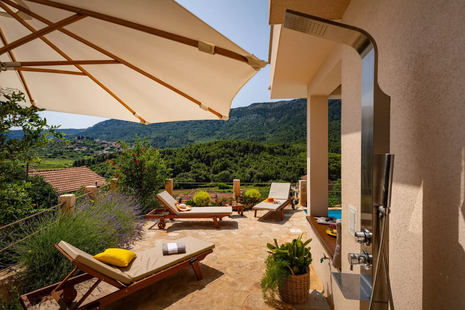 Sea view Villa Amaria-Terrace balcony
