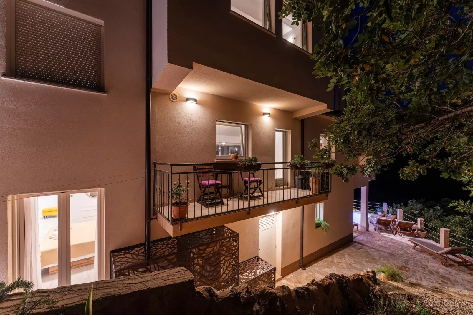 Sea view Villa Amaria-Terrace balcony