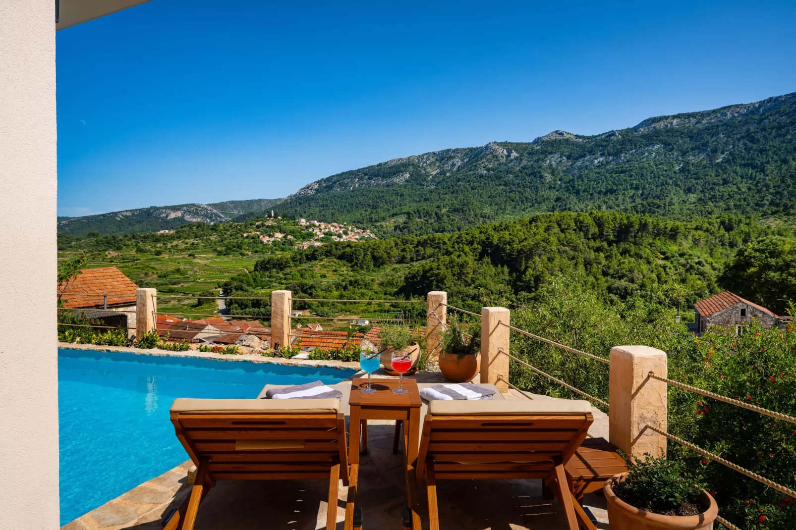 Sea view Villa Amaria-Terrace balcony