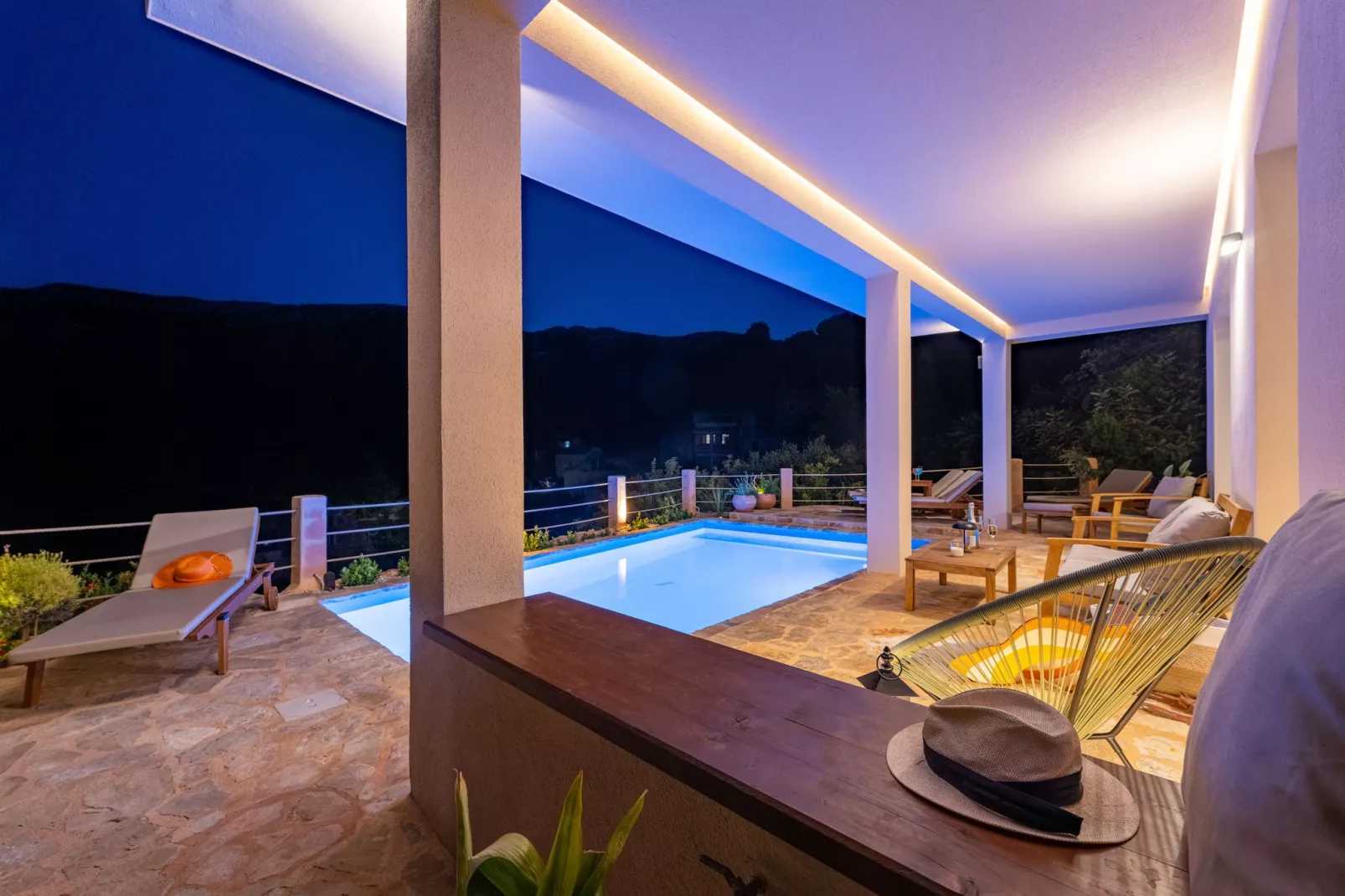 Sea view Villa Amaria-Terrace balcony