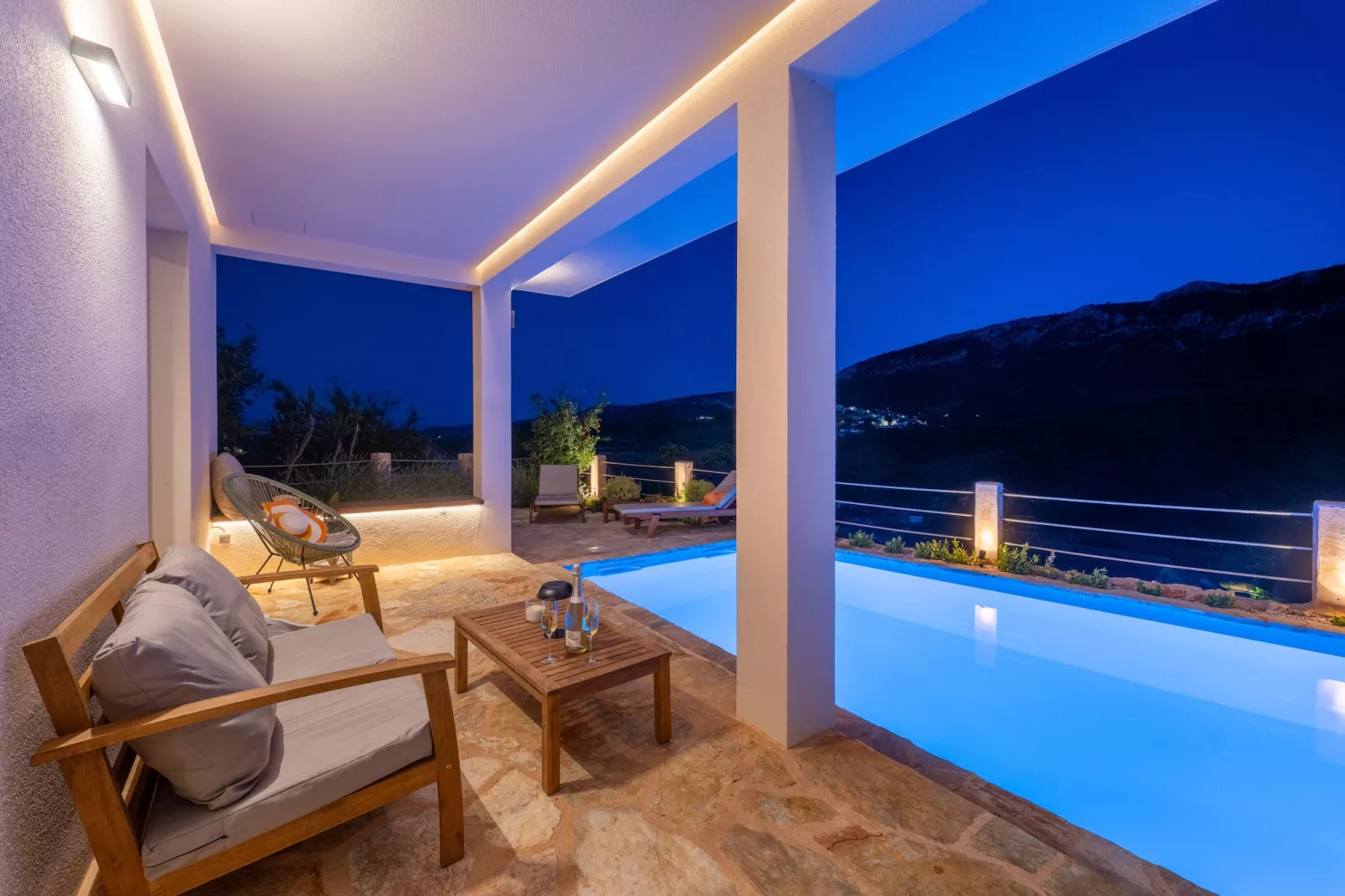 Sea view Villa Amaria-Terrace balcony