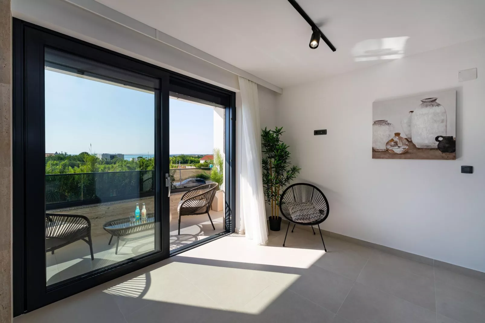 Sea view apartment LaMag-Terrasse / balcon