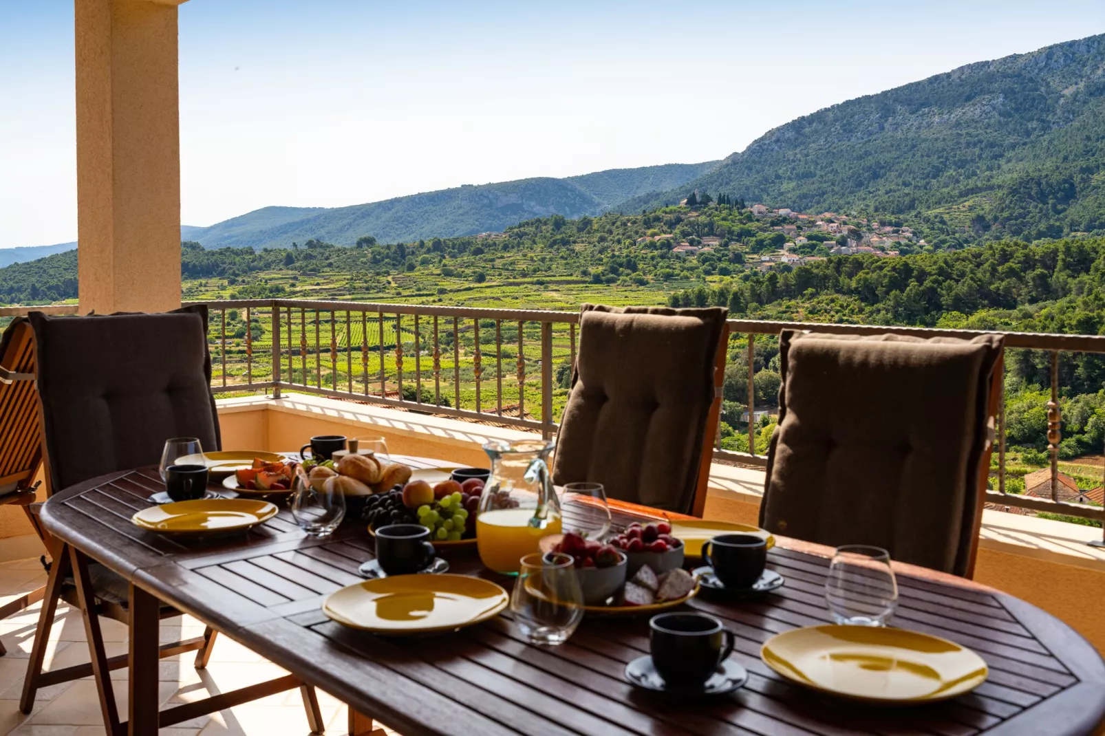 Sea view Villa Amaria-Terrace balcony