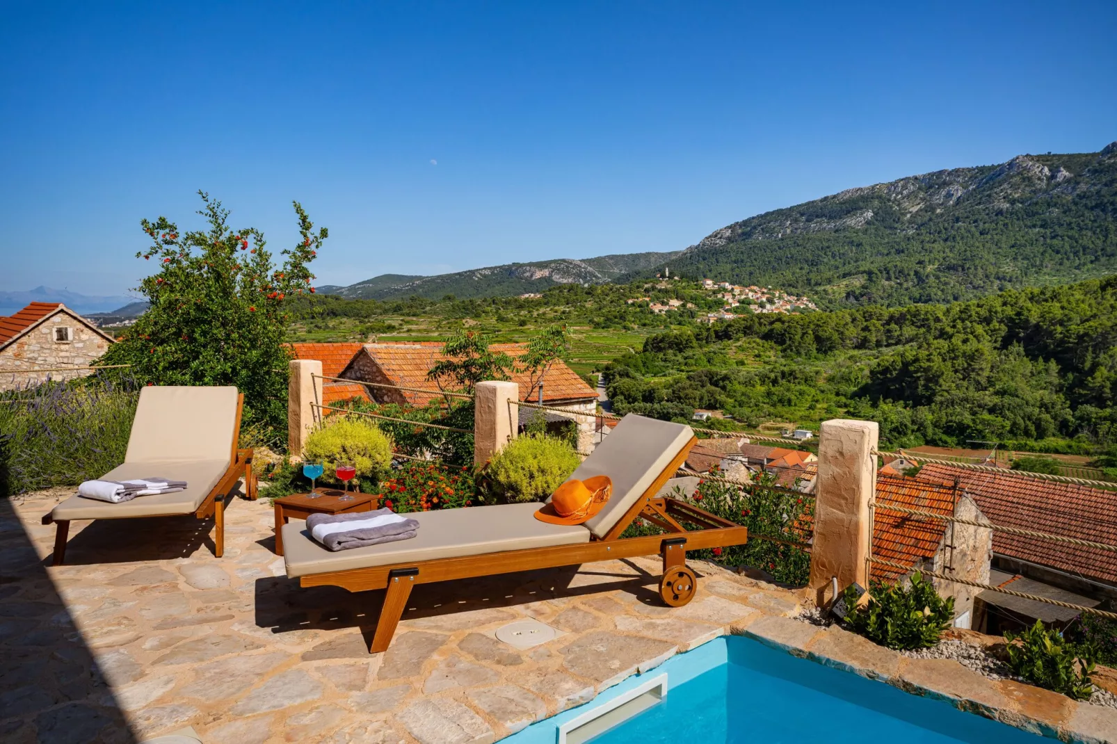 Sea view Villa Amaria-Terrace balcony
