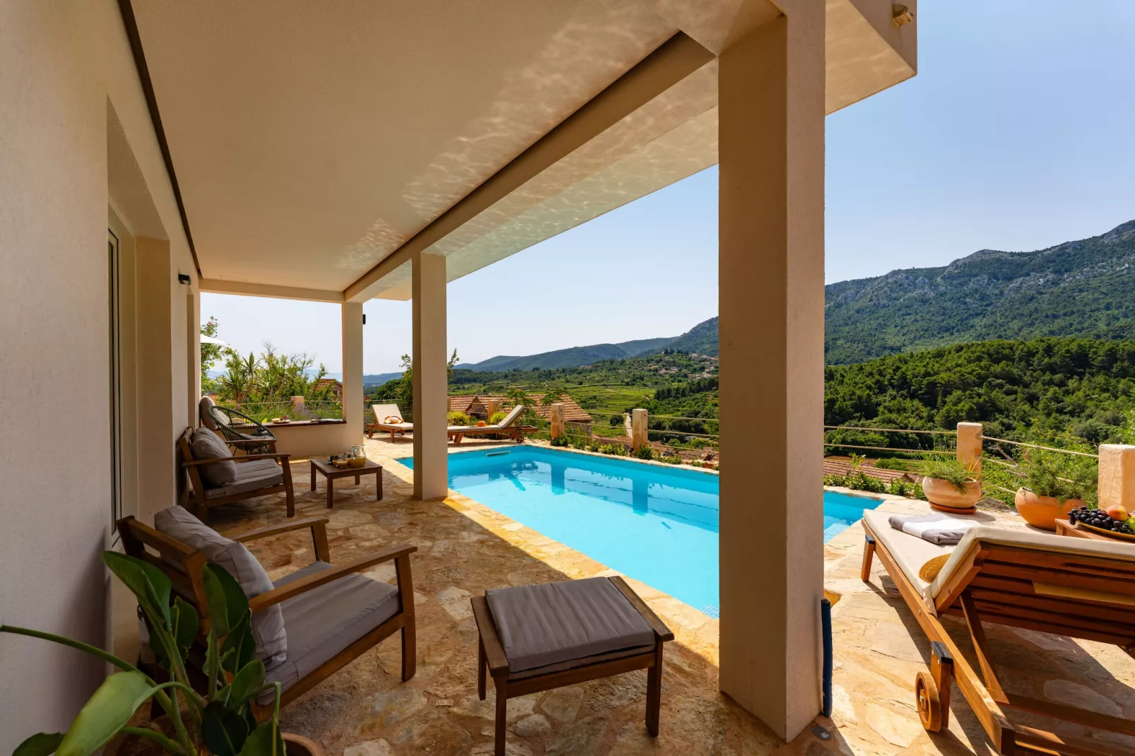 Sea view Villa Amaria-Terrace balcony
