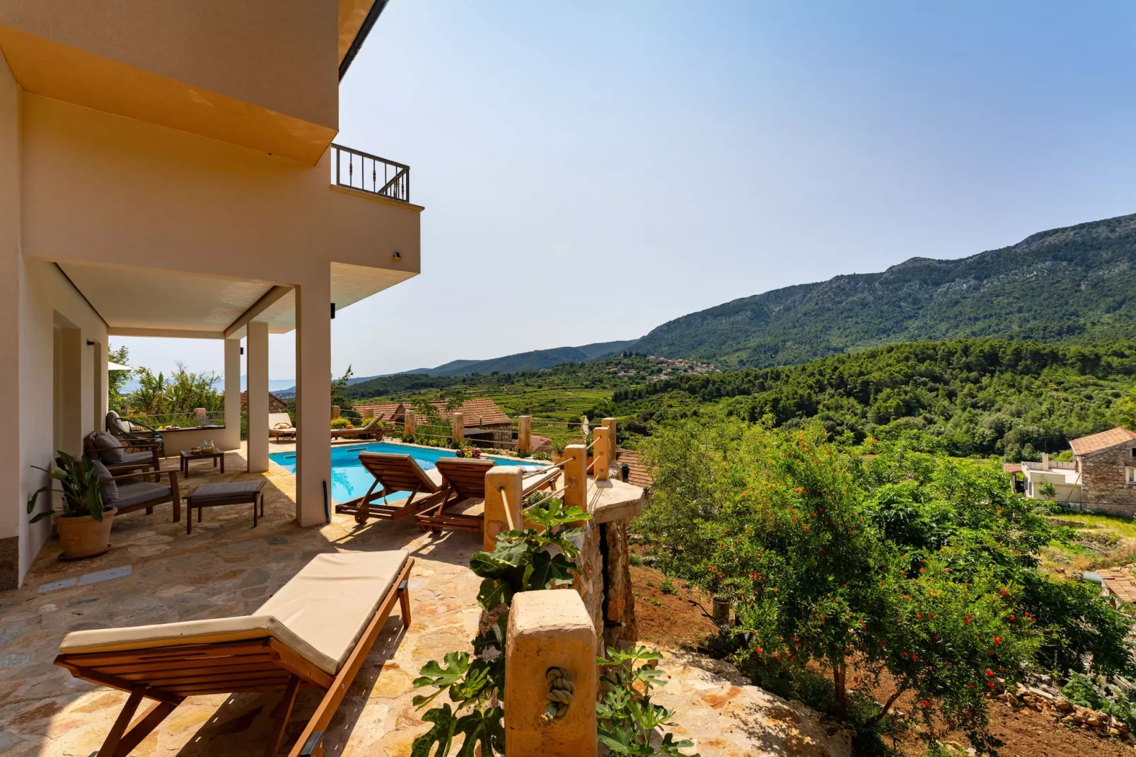 Sea view Villa Amaria-Terrace balcony