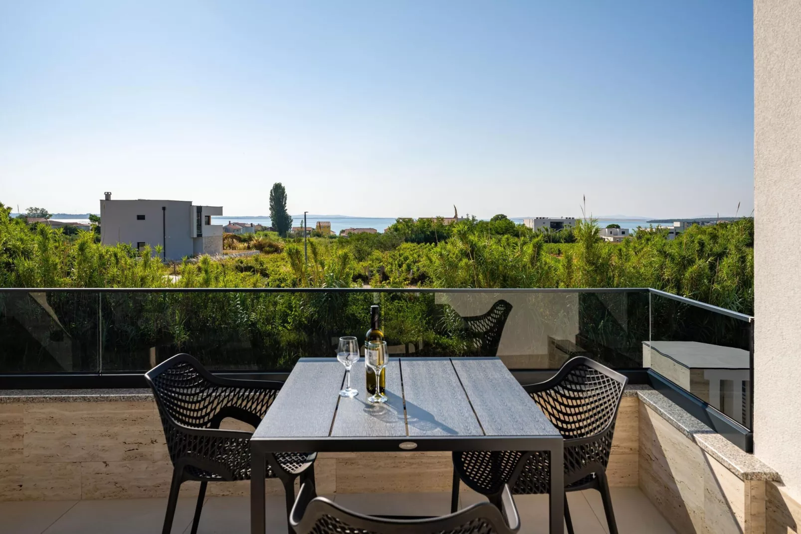 Sea view apartment LaMag-Terrasse / balcon