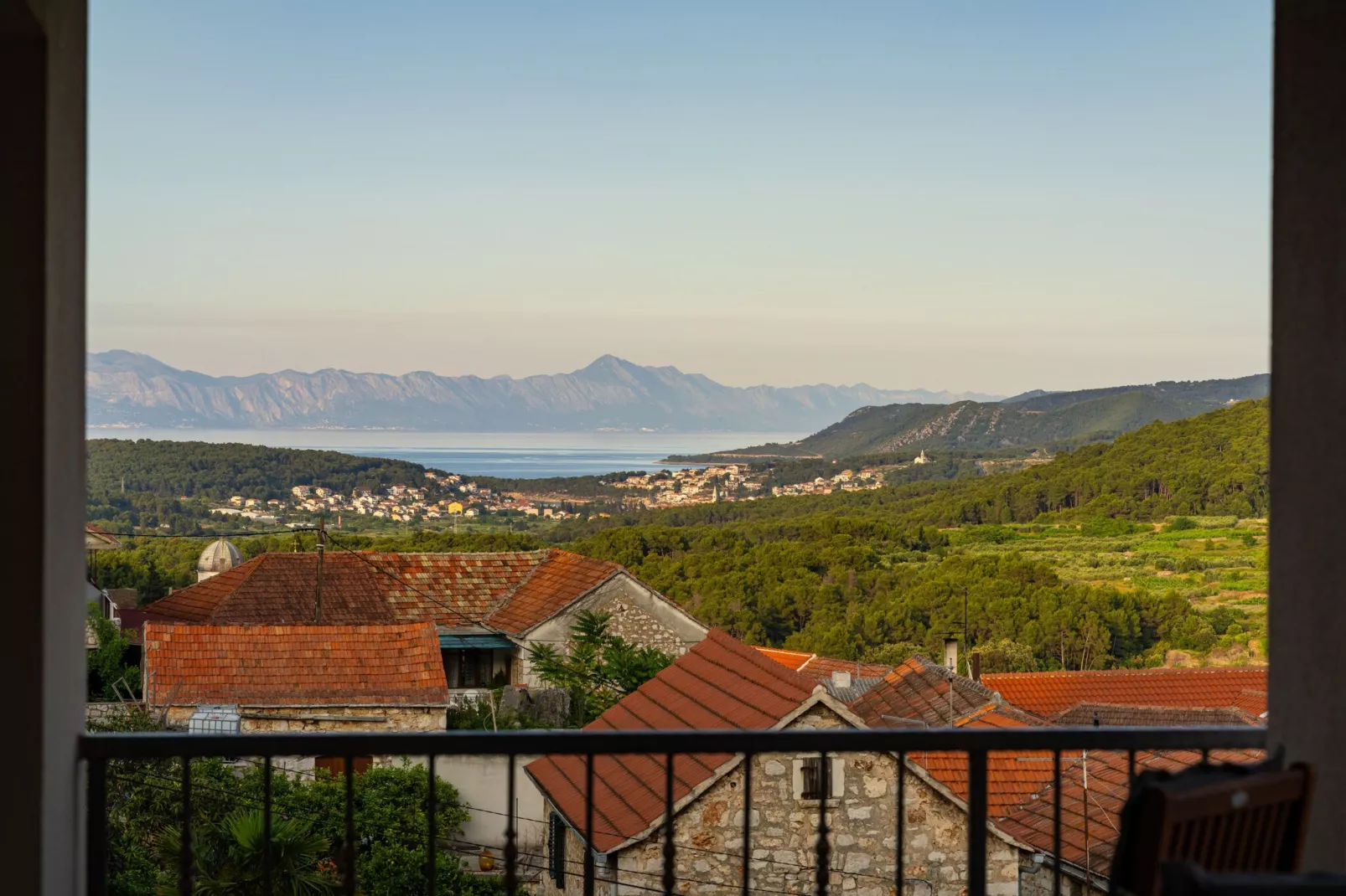 Sea view Villa Amaria-View in summer
