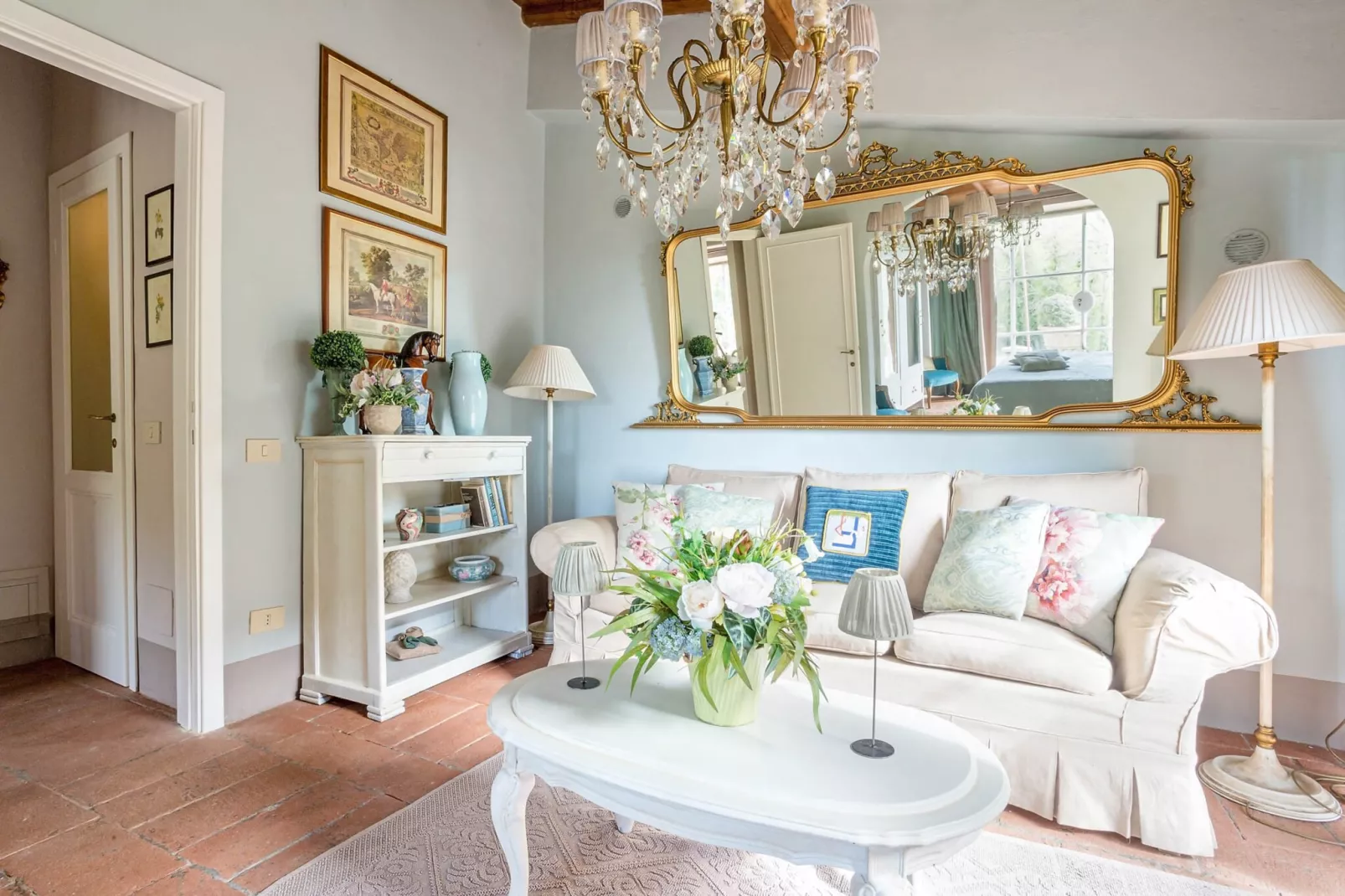 Villa Il Palagio-Living room