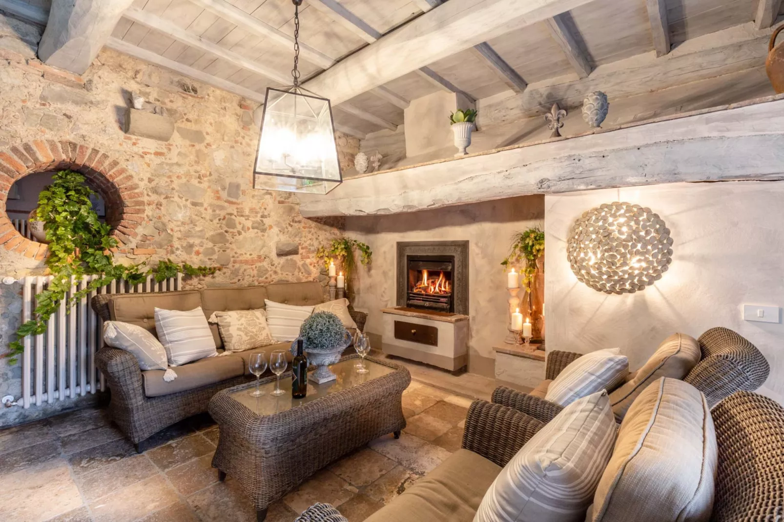 Villa Il Palagio-Living room