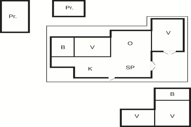 4 star holiday home in Glesborg-By Traum-Floor plan