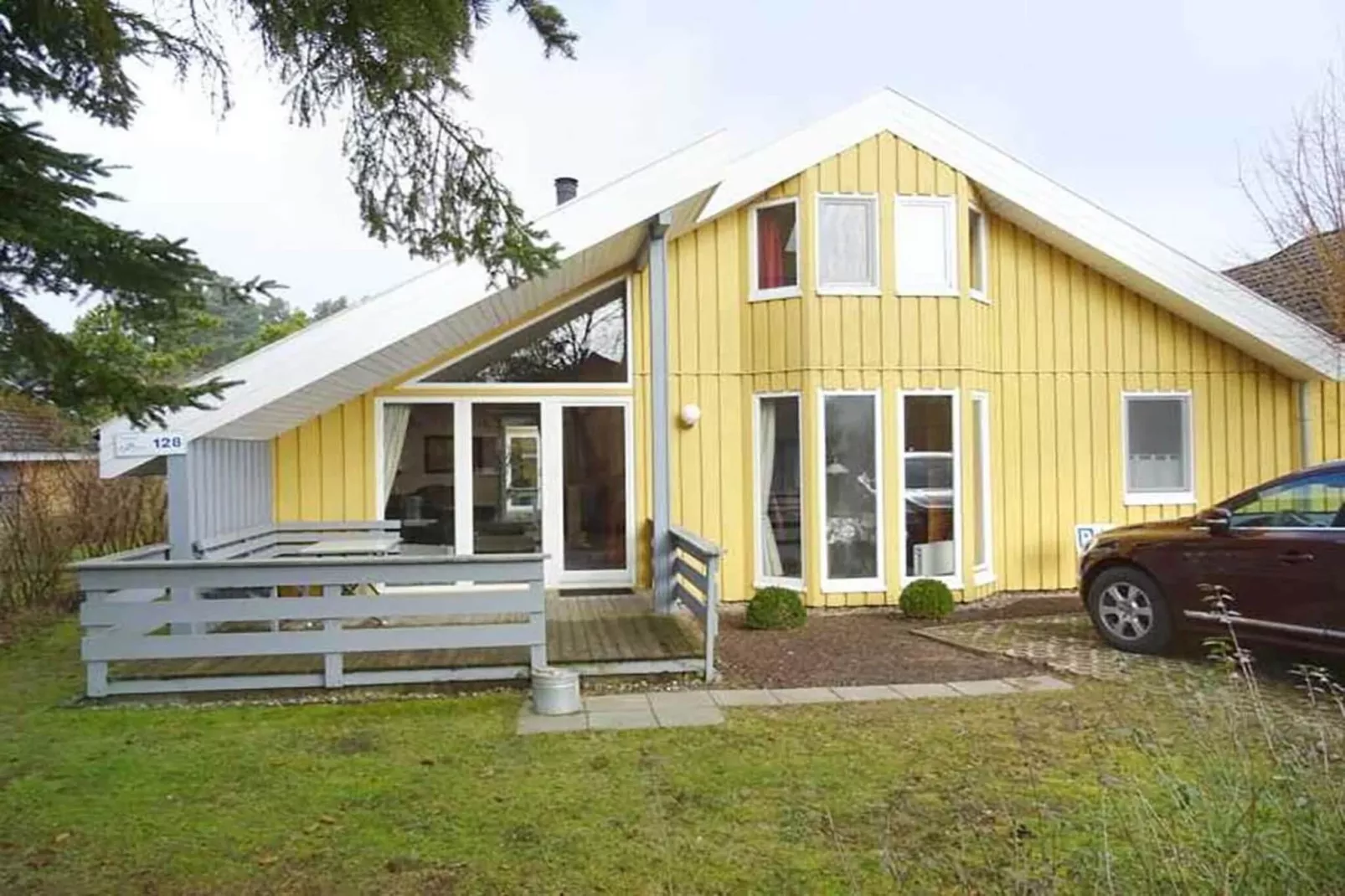 FH Wildgans Comfort mit Sauna & Kaminofen 81 qm 128-Außenbereich Sommer