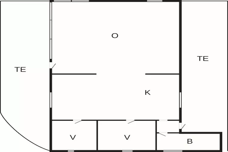 Maison de vacances pour 4 a Hals-Plan