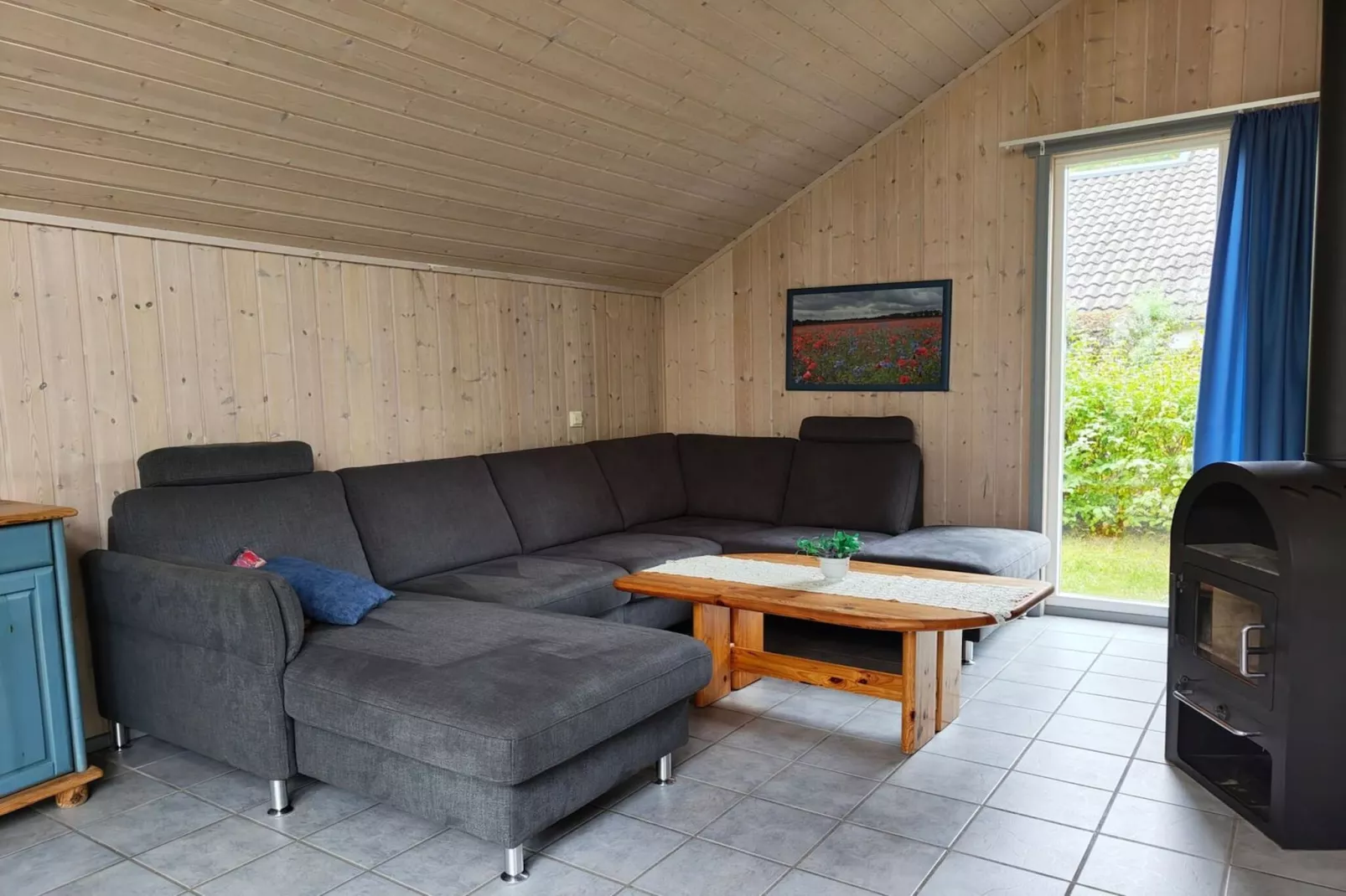 FH Wildgans Comfort mit Sauna & Kaminofen 81 qm 131-Salon