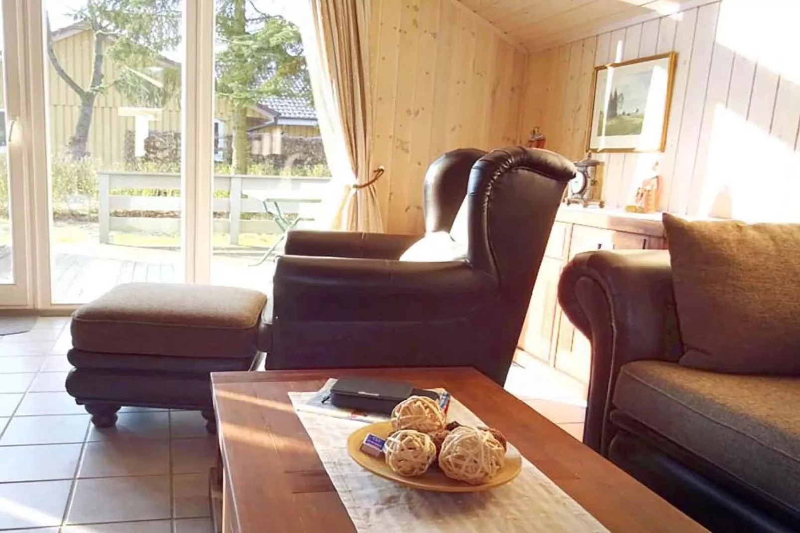FH Wildgans Comfort mit Sauna & Kaminofen 81 qm 128-Wohnzimmer