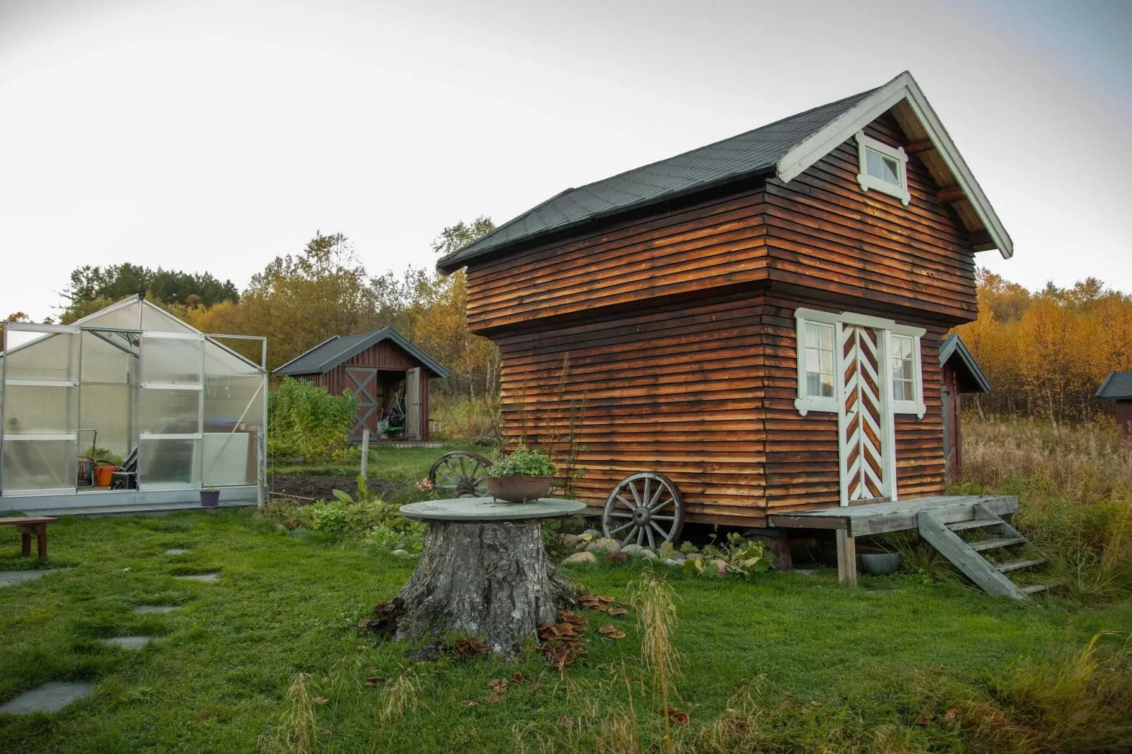 9 Personen Ferienhaus in Øverbygd-Im Freien
