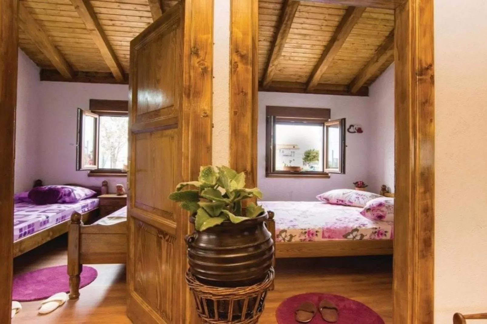 Holiday House Šimun - Three bedroom Holiday house with pool-Chambre