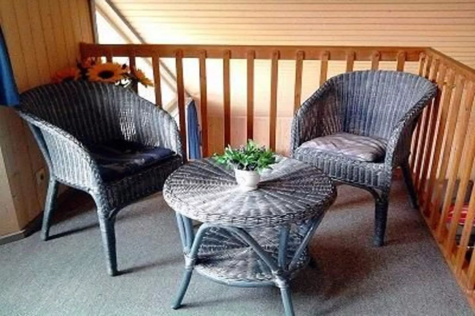 FH Wildgans Comfort mit Sauna & Kaminofen 81 qm 131-Terrasse / balcon