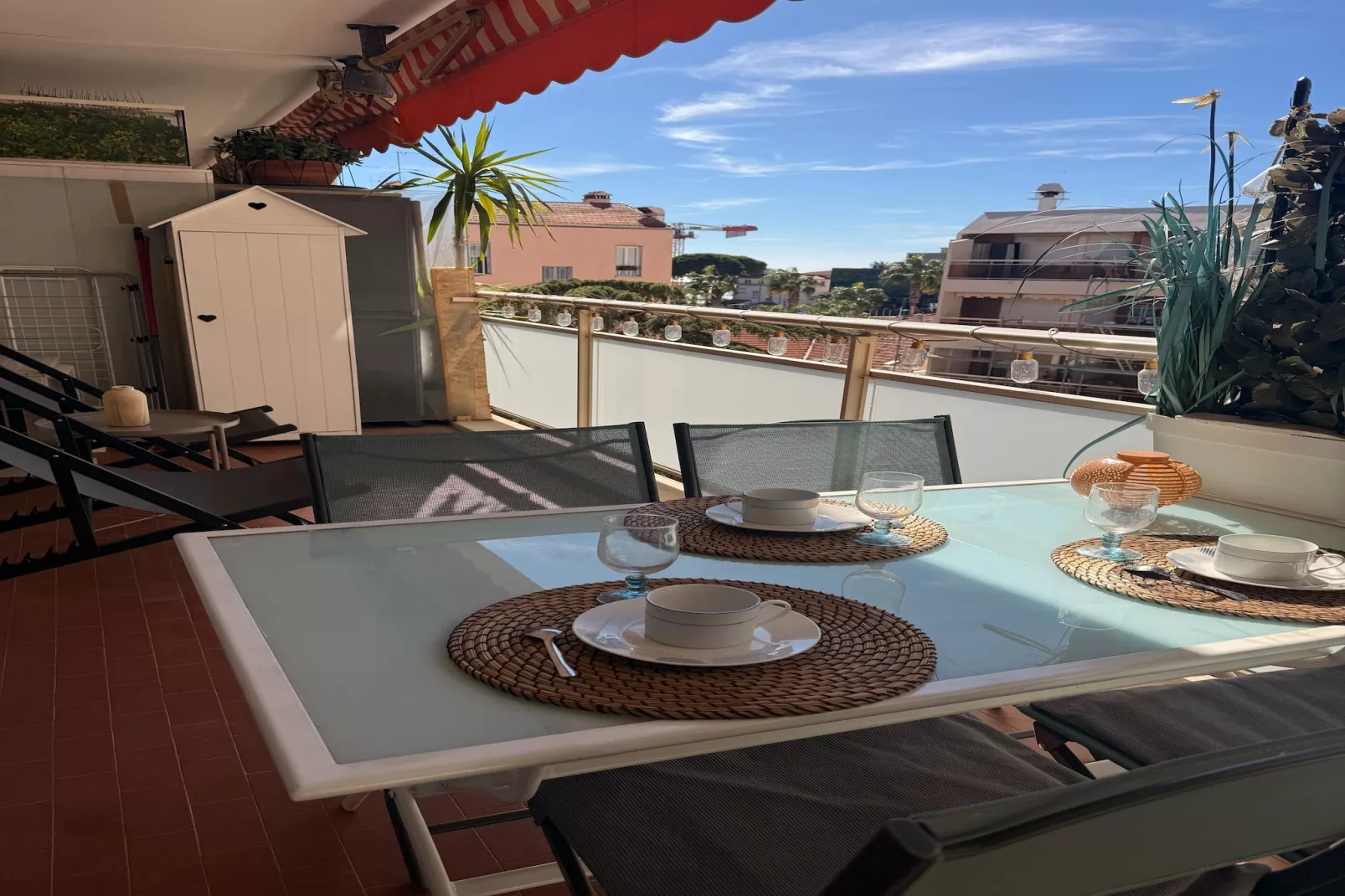 Appartement Antibes proche plages-Terrace balcony