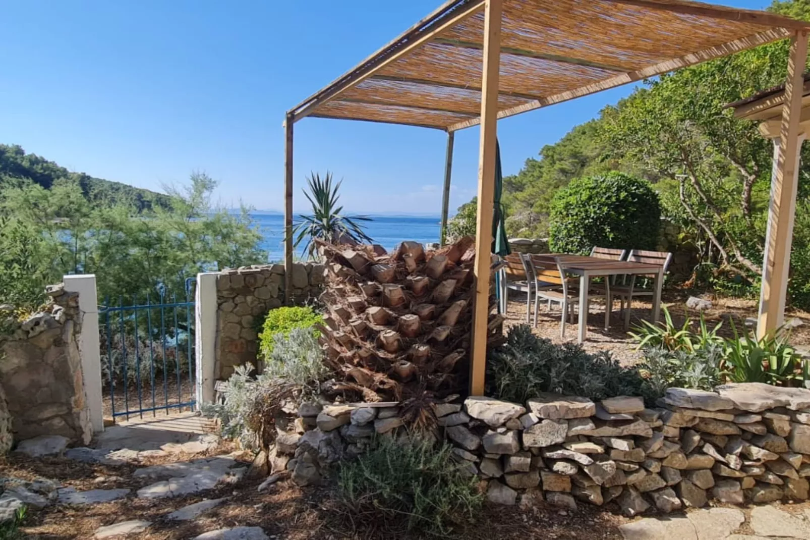 Apartments Stiniva Hvar - One Bedroom Apartment With Terrace (A1)-Terrace