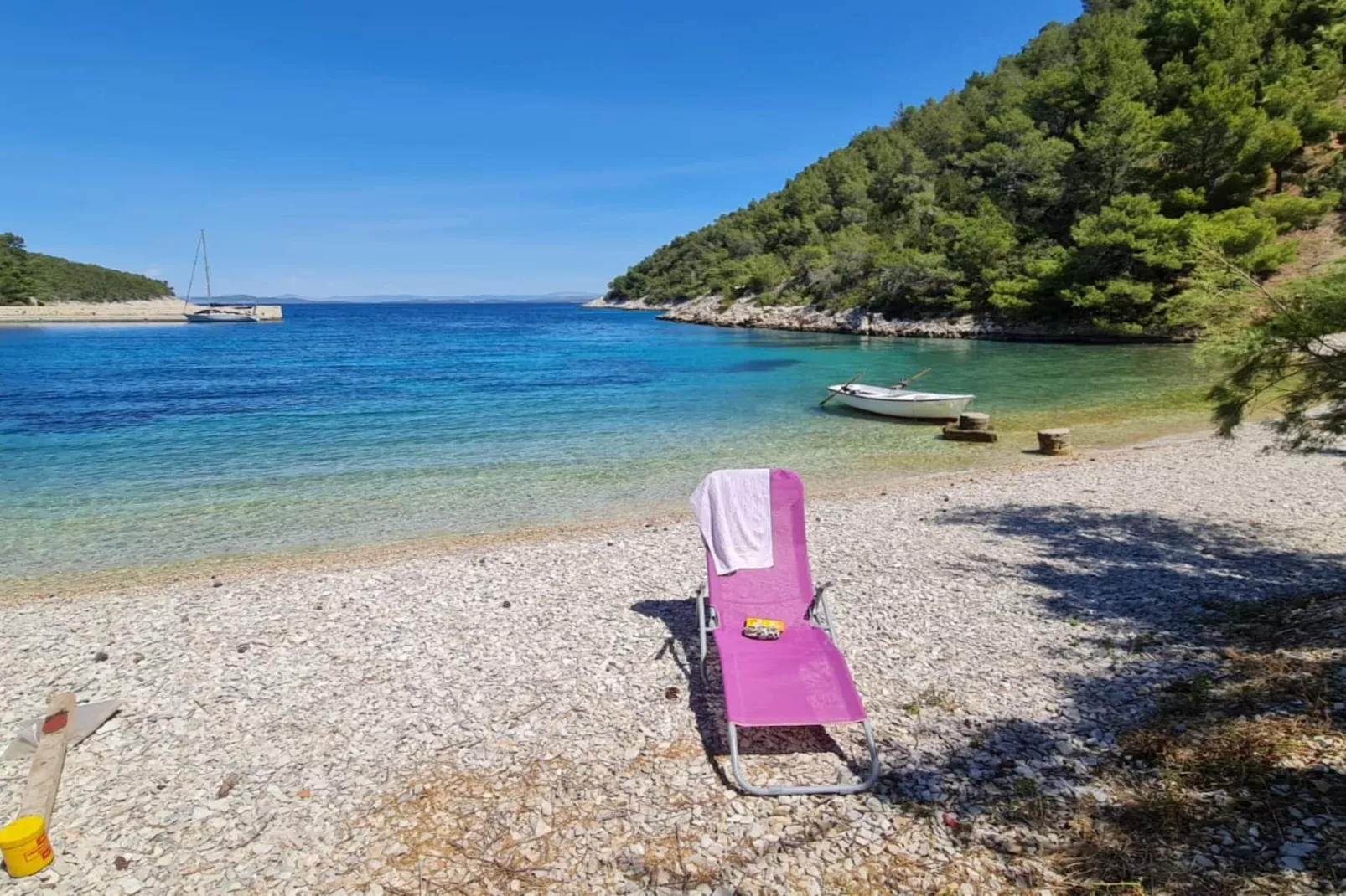 Apartments Stiniva Hvar - One Bedroom Apartment With Terrace (A1)-Outdoor