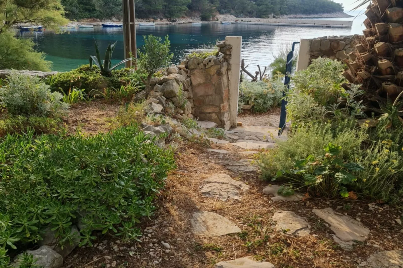 Apartments Stiniva Hvar - One Bedroom Apartment With Terrace (A1)-Outdoor