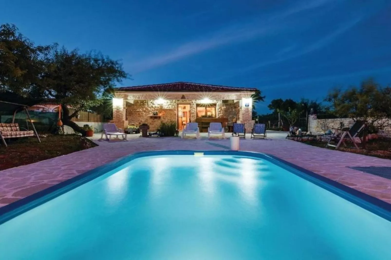 Holiday House Šimun - Three bedroom Holiday house with pool-Piscine