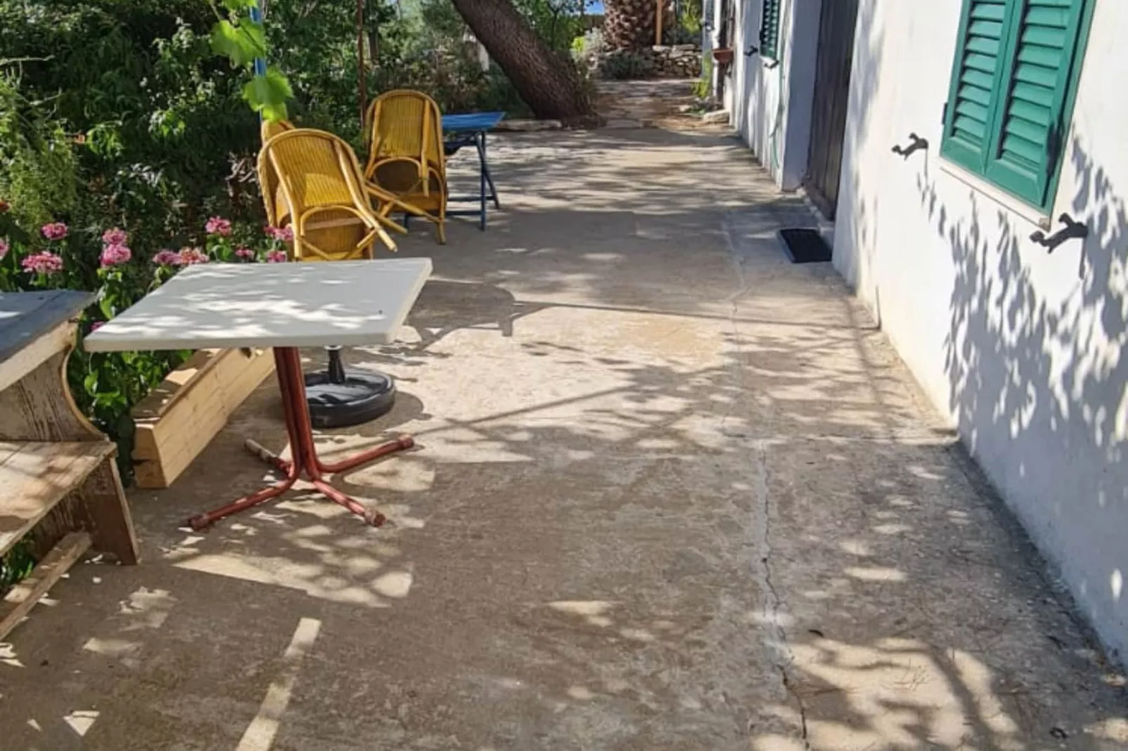 Apartments Stiniva Hvar - One Bedroom Apartment With Terrace (A1)-Outdoor