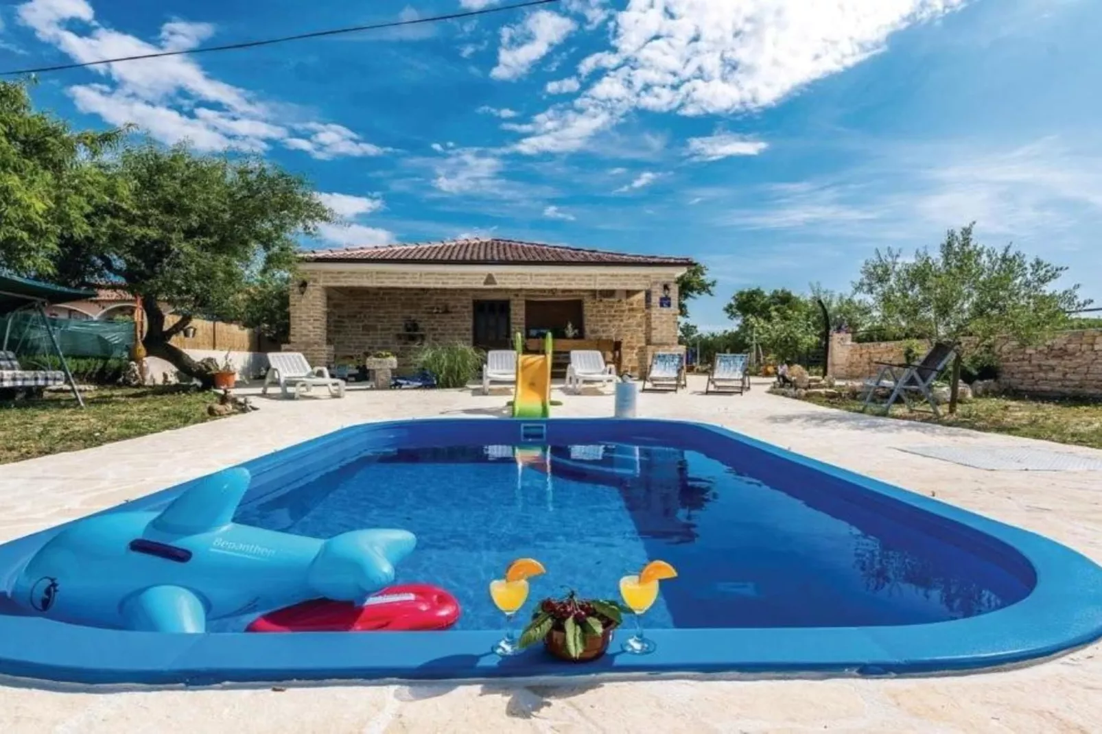 Holiday House Šimun - Three bedroom Holiday house with pool-Piscine