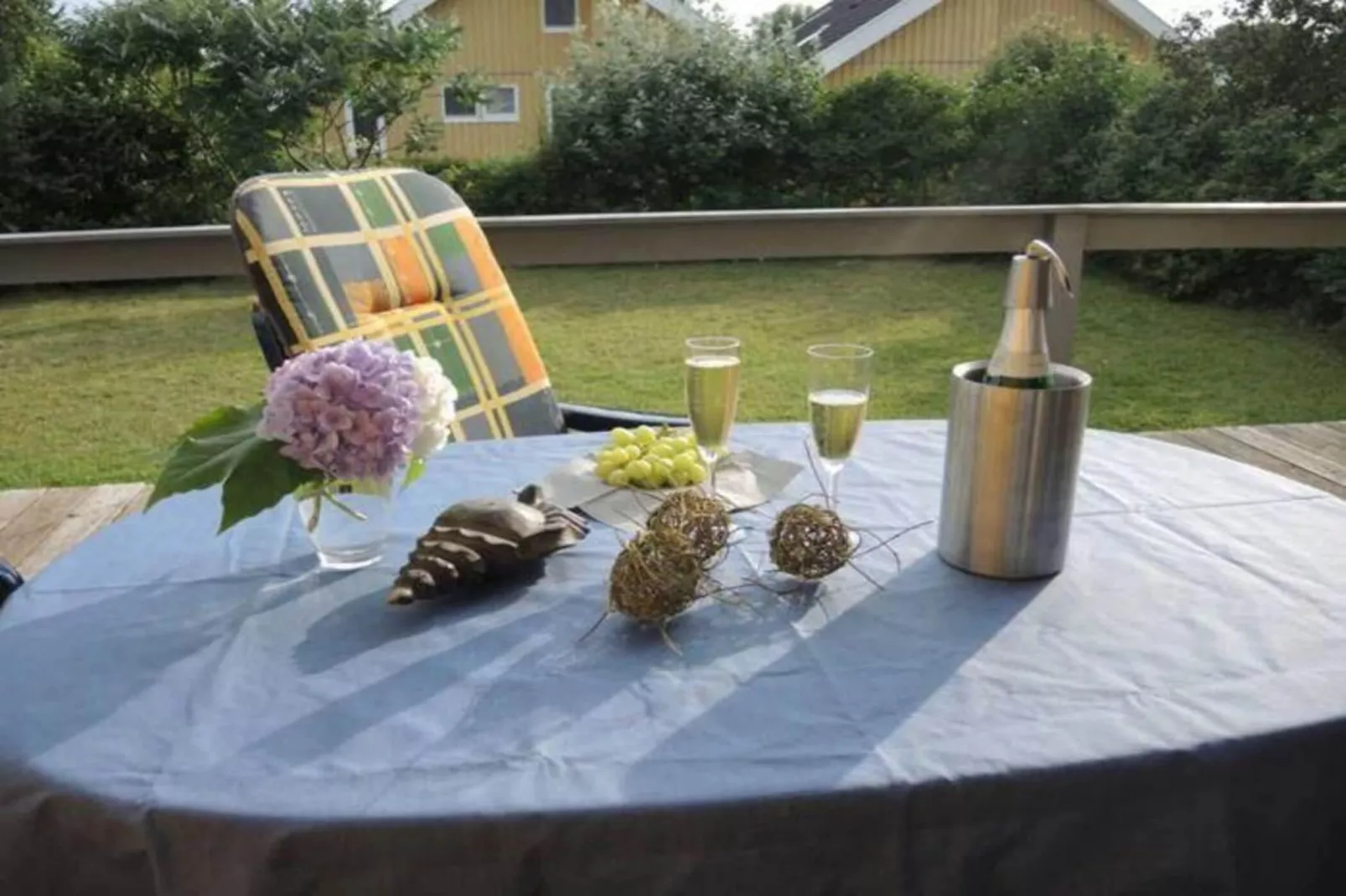 Ferienhaus Seeschwalbe-44-Terrasse / balcon