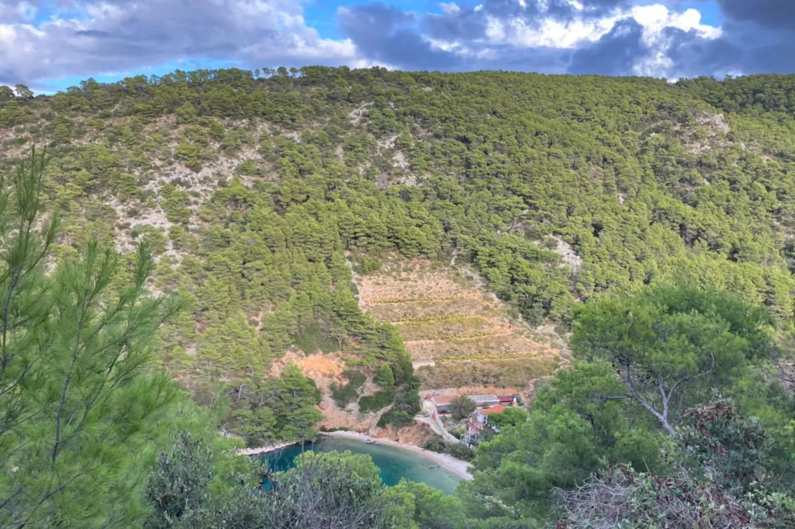 Apartments Stiniva Hvar - One Bedroom Apartment With Terrace (A1)-Outdoor