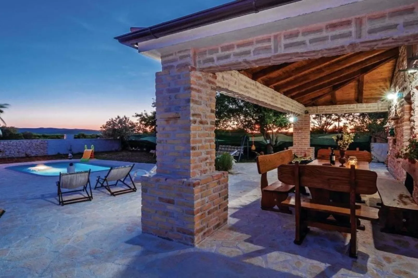 Holiday House Šimun - Three bedroom Holiday house with pool-Piscine