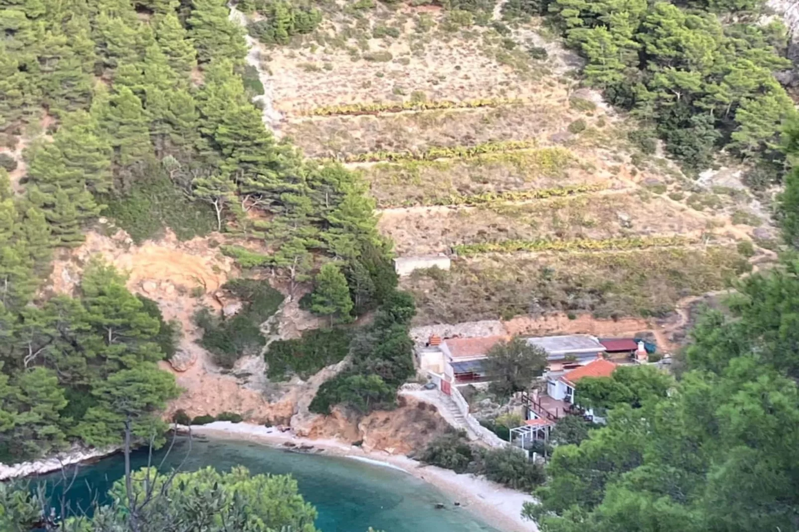 Apartments Stiniva Hvar - One Bedroom Apartment With Terrace (A1)-Outdoor