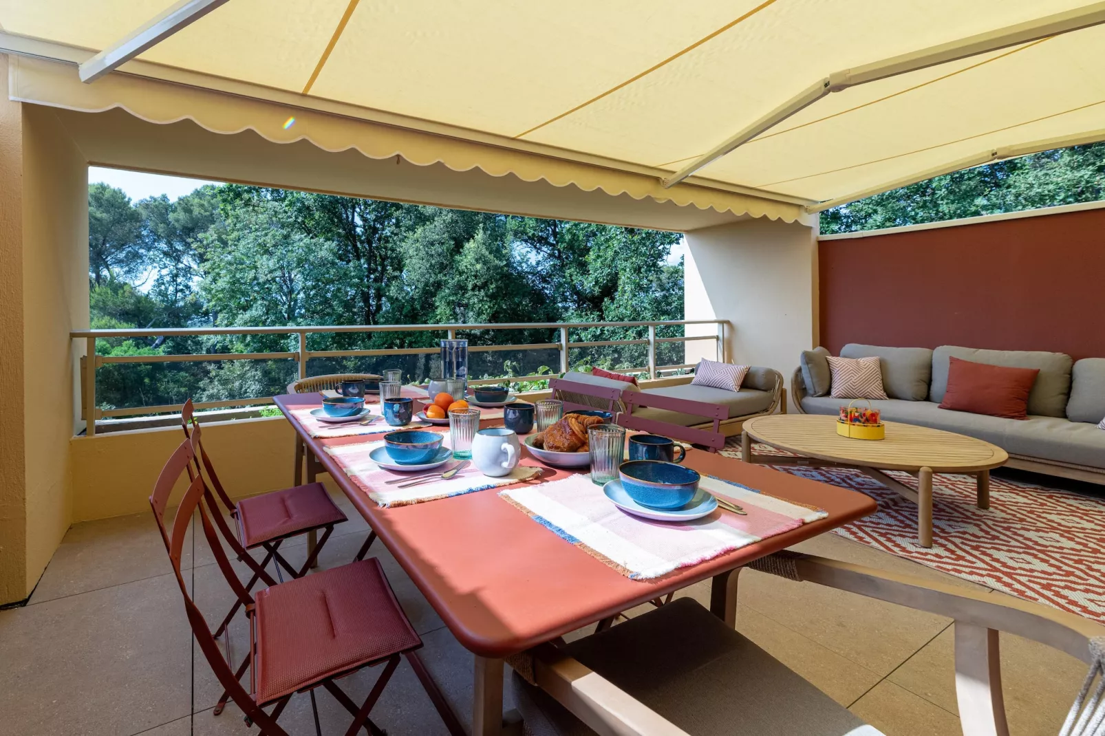 Duplex haut standing vue mer et forêt-Terrace balcony