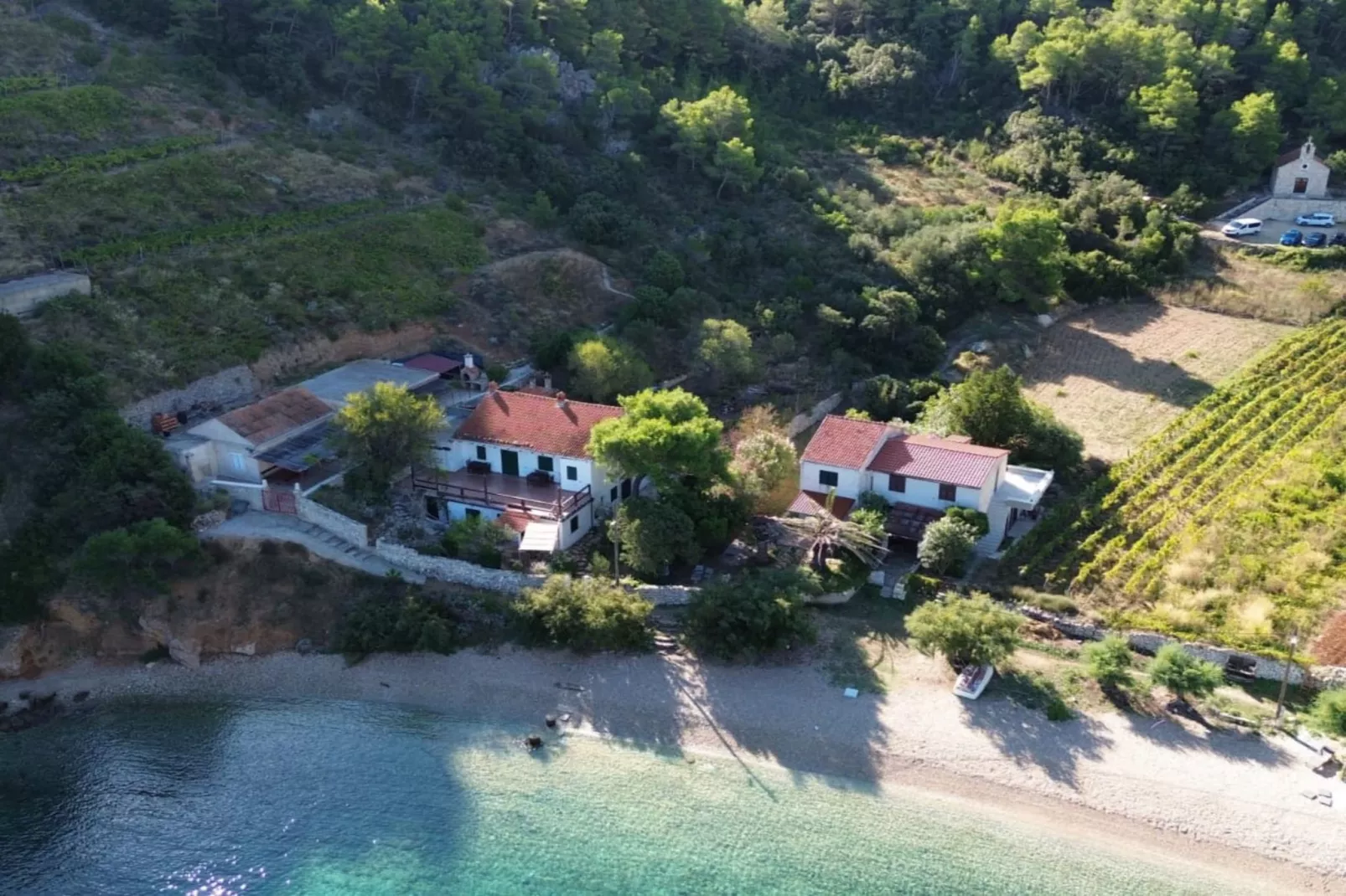 Apartments Stiniva Hvar - One Bedroom Apartment With Terrace (A1)-Outdoor