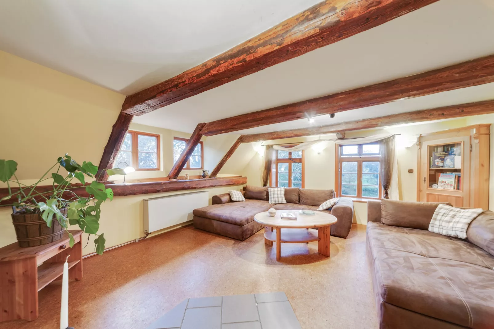 Ferienwohnung auf dem Biobauernhof-Wohnzimmer