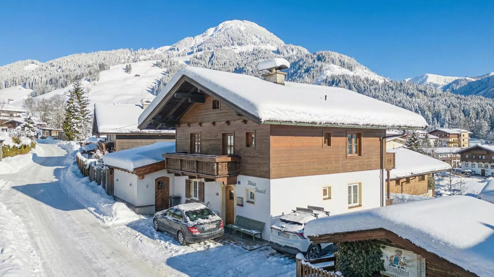 Haus David-Außenbereich Winter