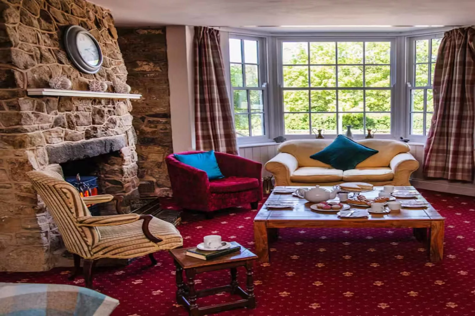 River Wye Lodge-Living room