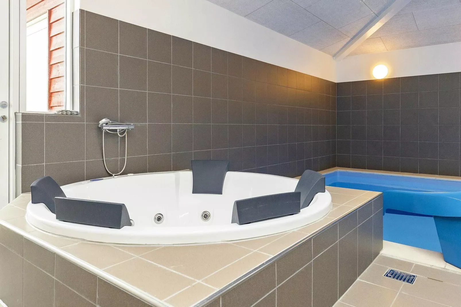 18 Personen Ferienhaus in Løkken-Wellnessbereich