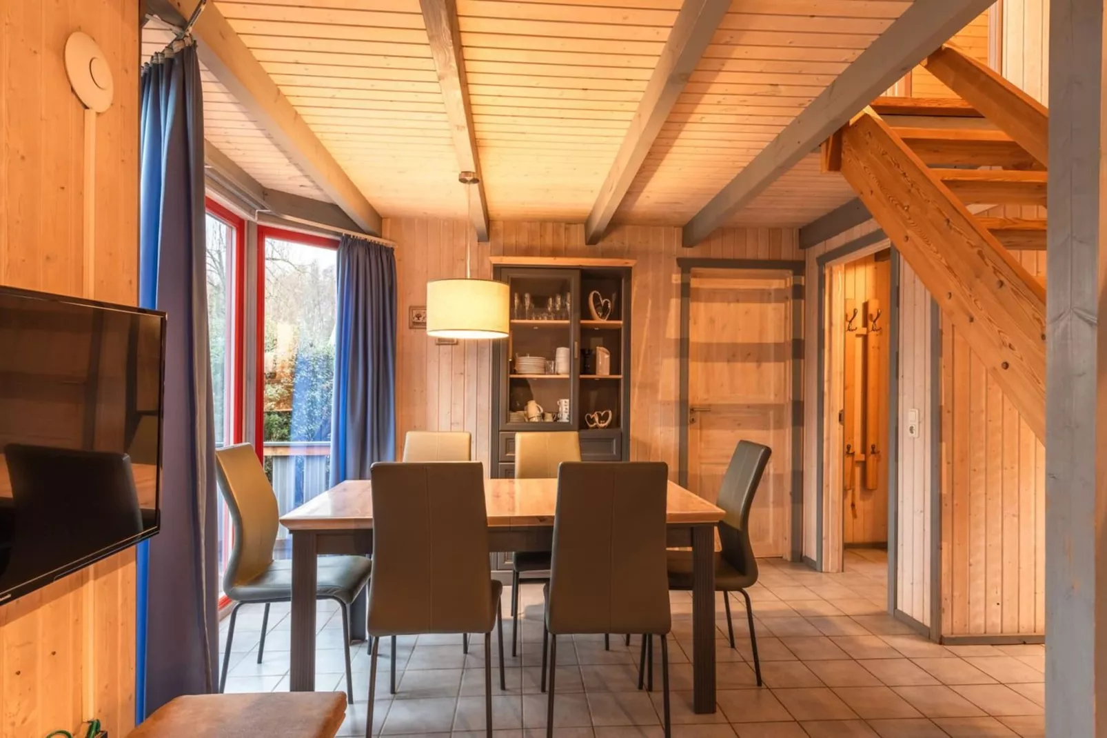 FH Wildgans Comfort mit Sauna & Kaminofen 81 qm 84-Salle à manger