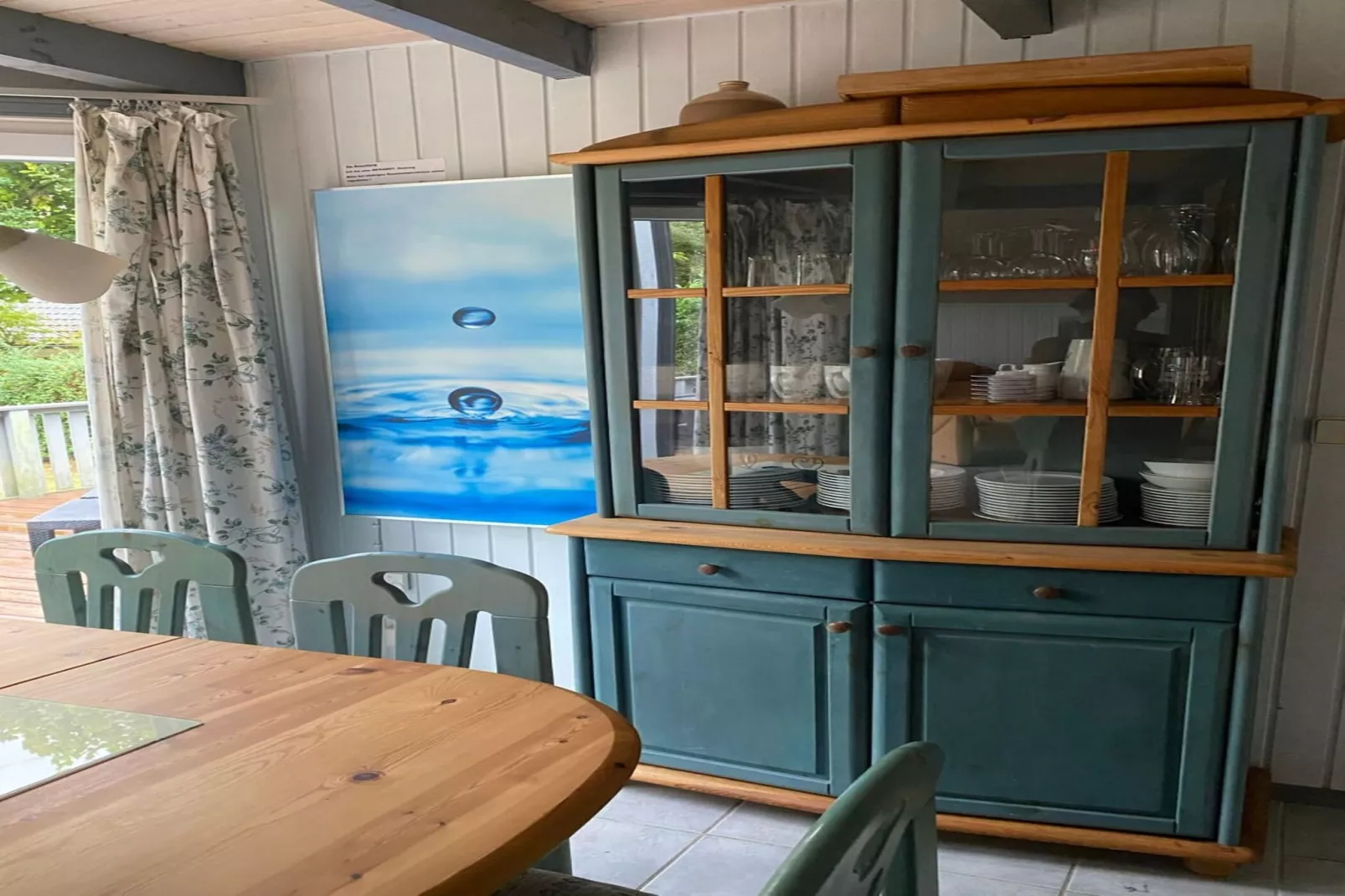 FH Wildgans Comfort mit Sauna & Kaminofen 81 qm 85-Salle à manger