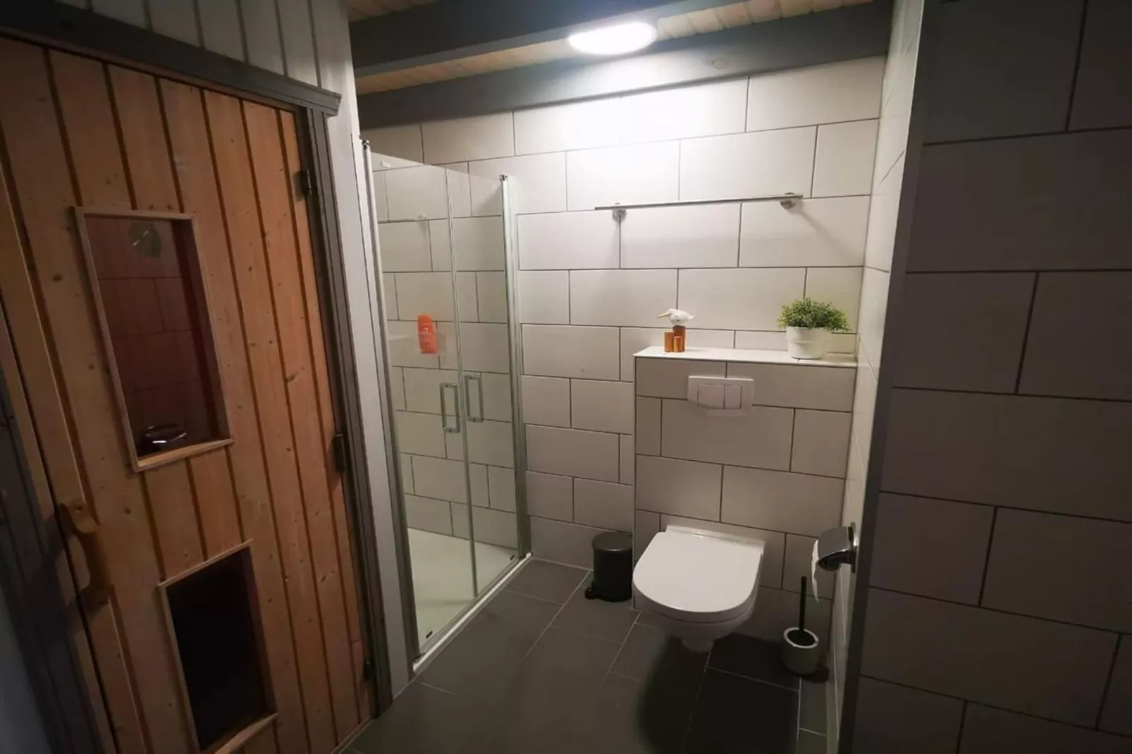 FH Wildgans Comfort mit Sauna & Kaminofen 81 qm 117-Salle de bain