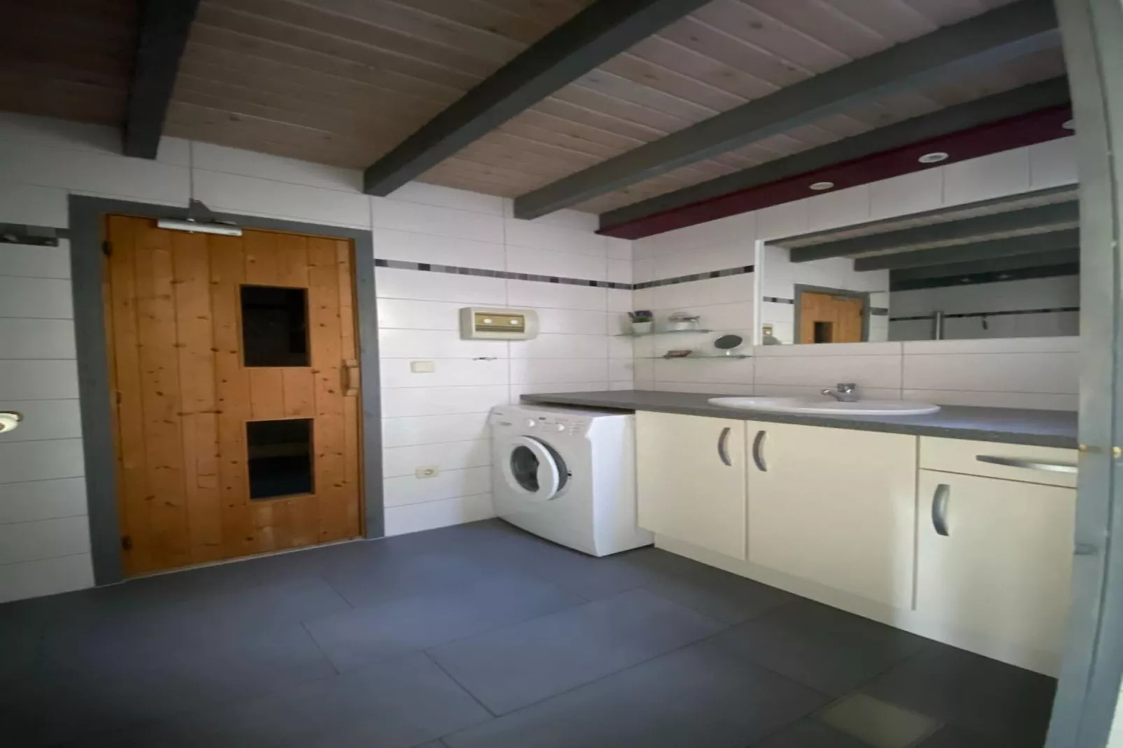 FH Wildgans Comfort mit Sauna & Kaminofen 81 qm 85-Salle de bain