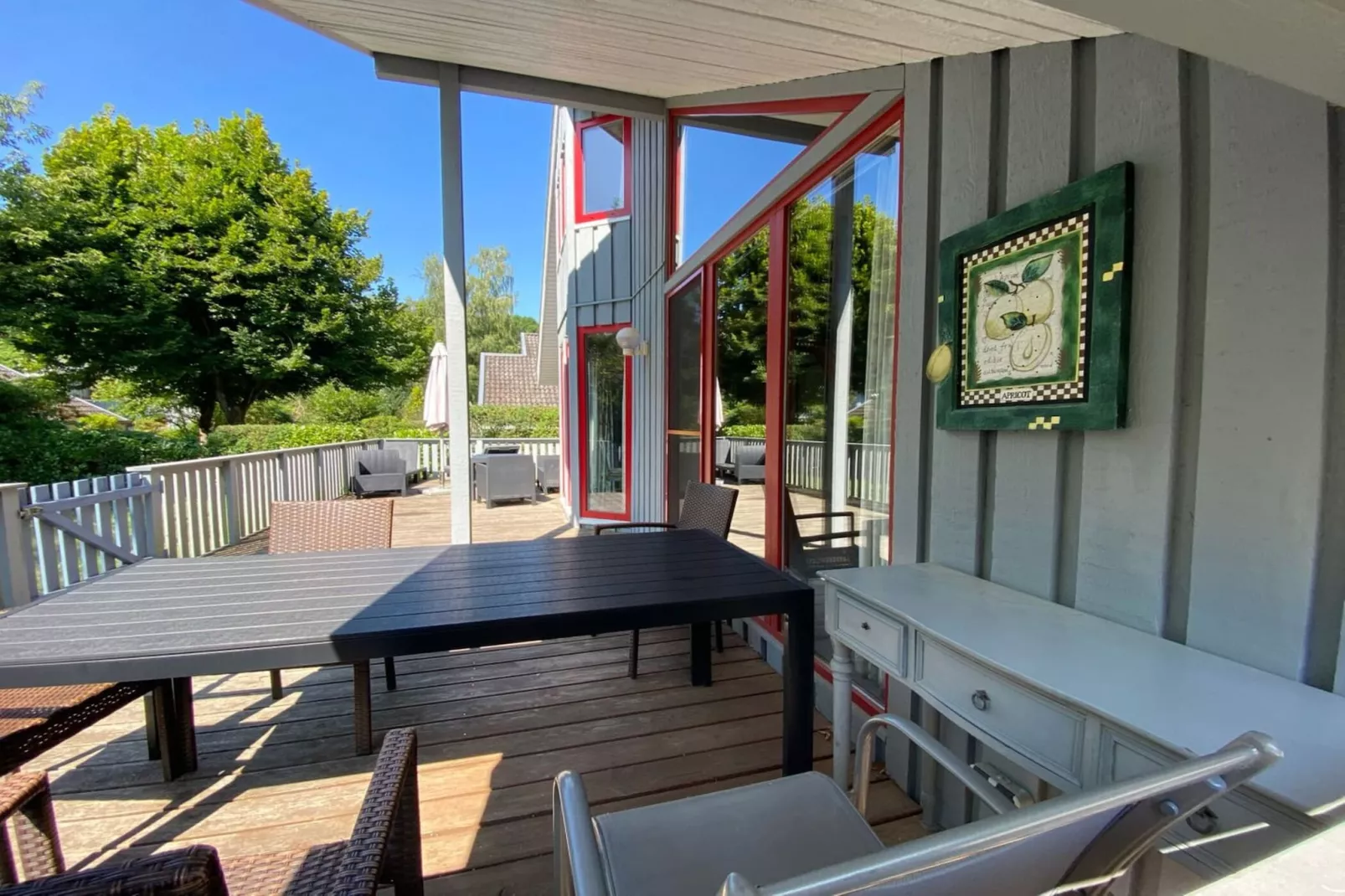 FH Wildgans Comfort mit Sauna & Kaminofen 81 qm 85-Terrasse / balcon